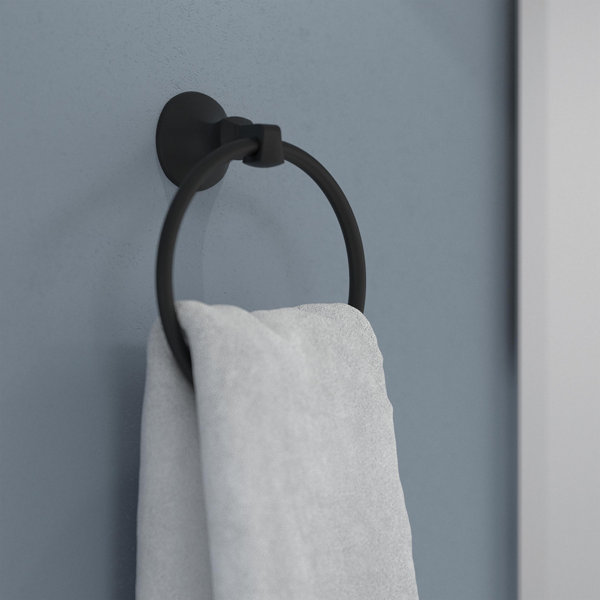 Delta Ashlyn Towel Ring In Matte Black & Reviews Wayfair.ca